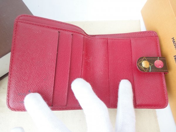 美品☆ヴィトン モノグラム 【チェリー コンパクトジップ】財布