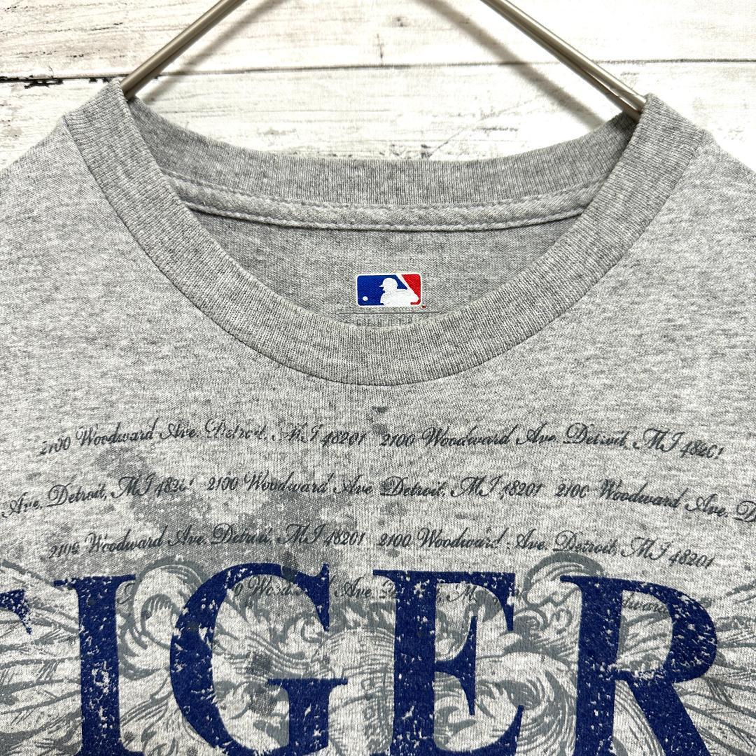 40LUS古着 MLB デトロイト・タイガース 半袖Tシャツ スポーツプリント L相当 メンズ