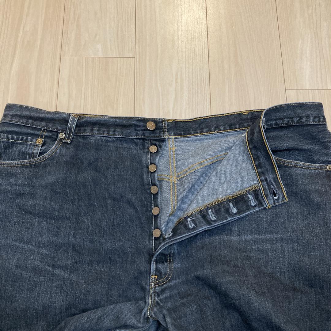 48m リーバイス501 ブラックデニム ジーンズ W48 ビッグサイズ メンズ