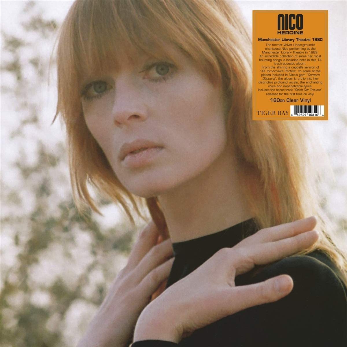 Nico ニコ (=The Velvet Underground) - Heroine - Manchester Library Theatre 1980 限定再発クリアー・カラー・アナログ・レコード_画像1