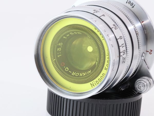 希少美品Nikkor QC 5cm F/3.5 L39レンズ フィルター付-