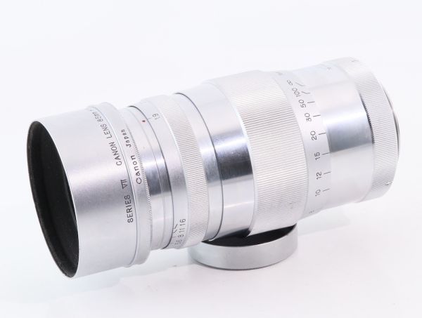 希少 美品Canon 85mm F/1.9 ライカL39レンズ、フード、ケース付