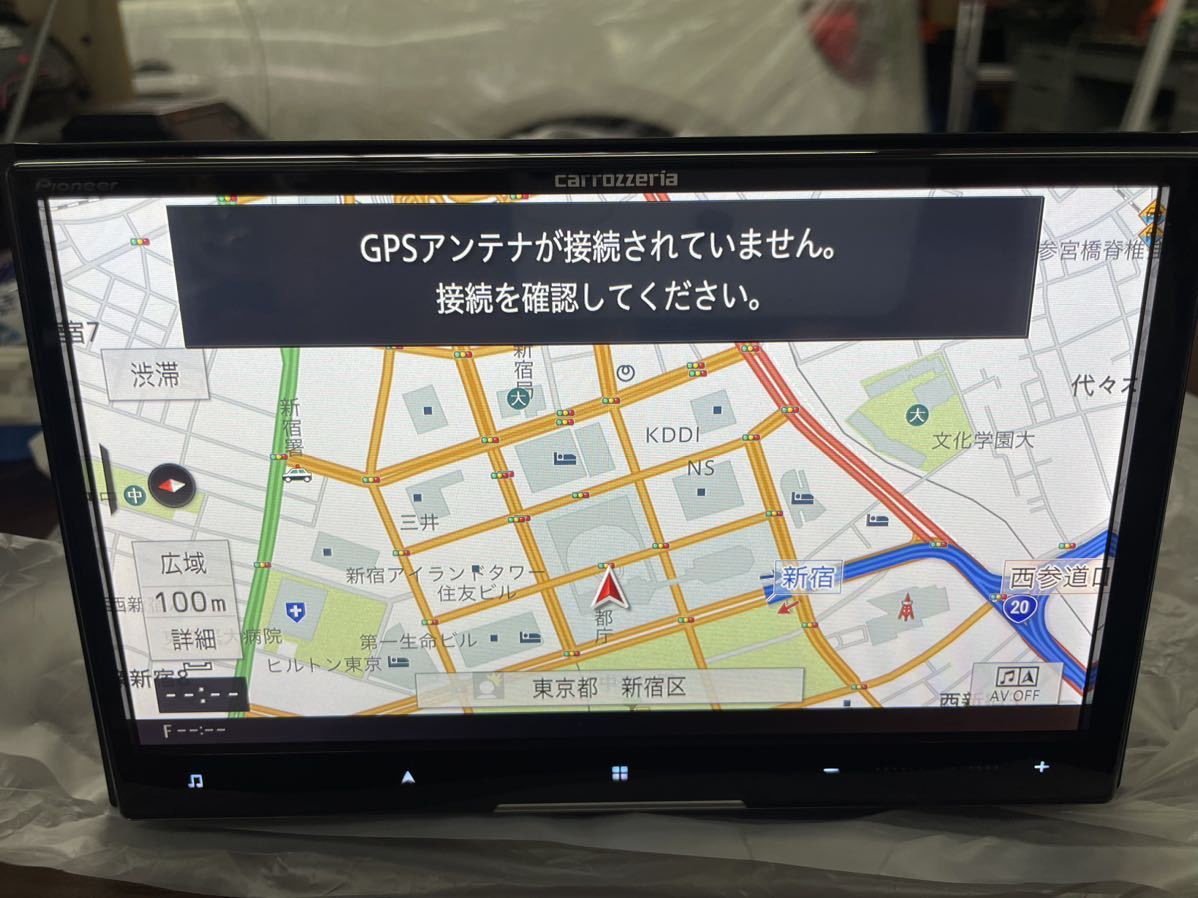 carrozzeria AVIC-CL910、8インチ サイバーナビ、禁煙車で一年半使用