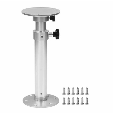 RV用テーブルベース1PCE 支柱 ボート ヨット キャンピングカー キャラバン バルコニー 445-690mm 無段階調整可 分解可 アルミニウム合金製 RV用テーブルベース1PCE 支柱 ボート ヨット キャンピングカー