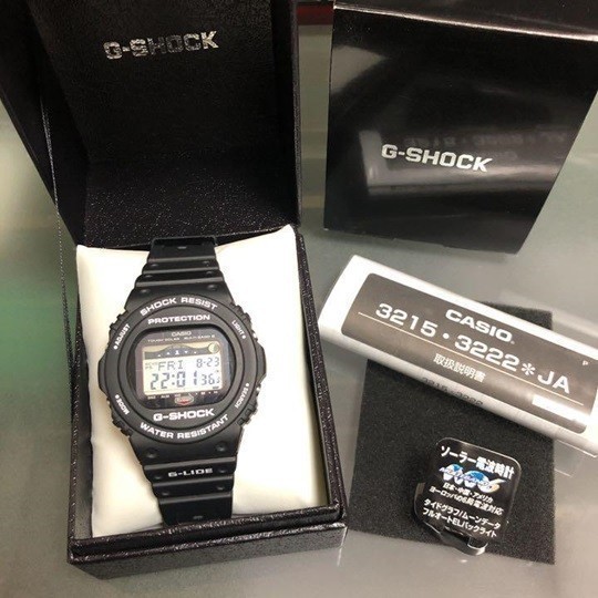 [ Casio ]ji- shock G-LIDE new goods radio wave solar black GWX-5700CS-1JF wristwatch man unused goods CASIO men's 
