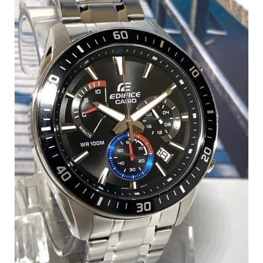 【カシオ】 EDIFICE エディフィス 新品 EFR-552D-1A3 腕時計 メンズ 100m防水 クロノグラフ 未使用品 CASIO 並行輸入品