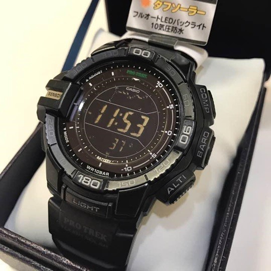 カシオ】 プロトレック 新品 腕時計 ブラック PRG-270-1AJF ソーラー