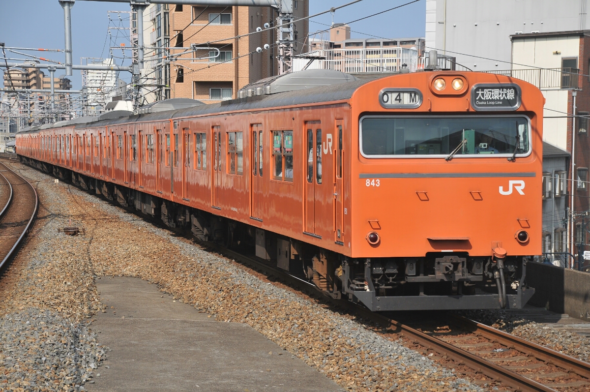 鉄道 デジ 写真 画像 大阪環状線 103系 1_画像1