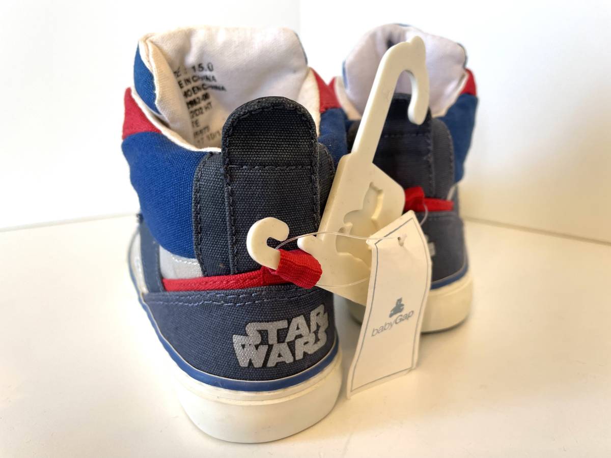  новый товар не использовался BABY GAP / 15cm - ikatto спортивные туфли STARWARS / R2-D2 / Звездные войны / липучка / Bay Be Gap 