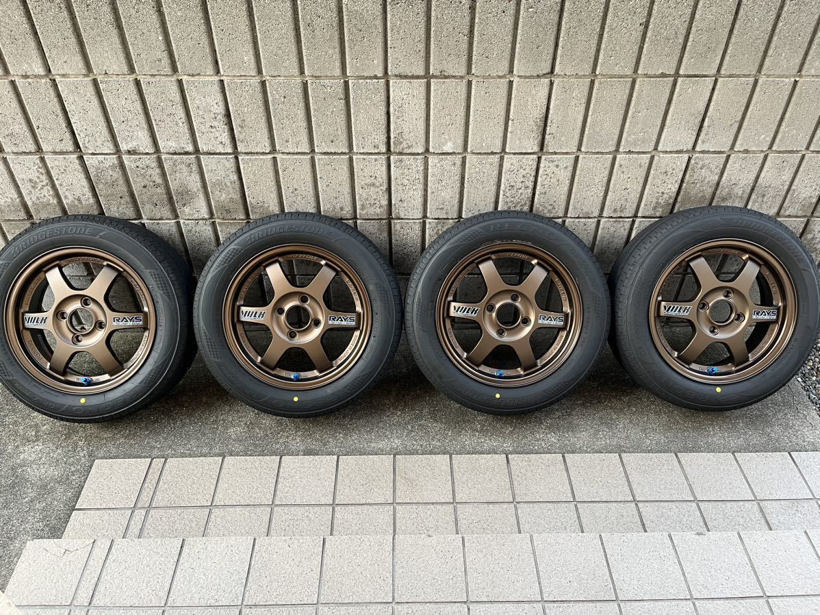ほぼ新品】RAYS レイズ ボルクレーシング TE37 14インチ 5j 4穴