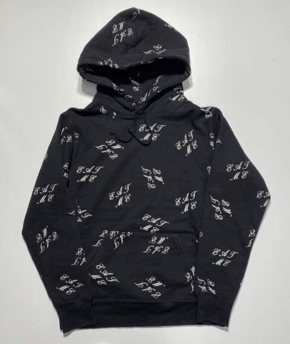 【S】Supreme Eat Me Hooded Sweatshirt Black シュプリーム フーディ スウェットシャツ パーカー ブラック Y497