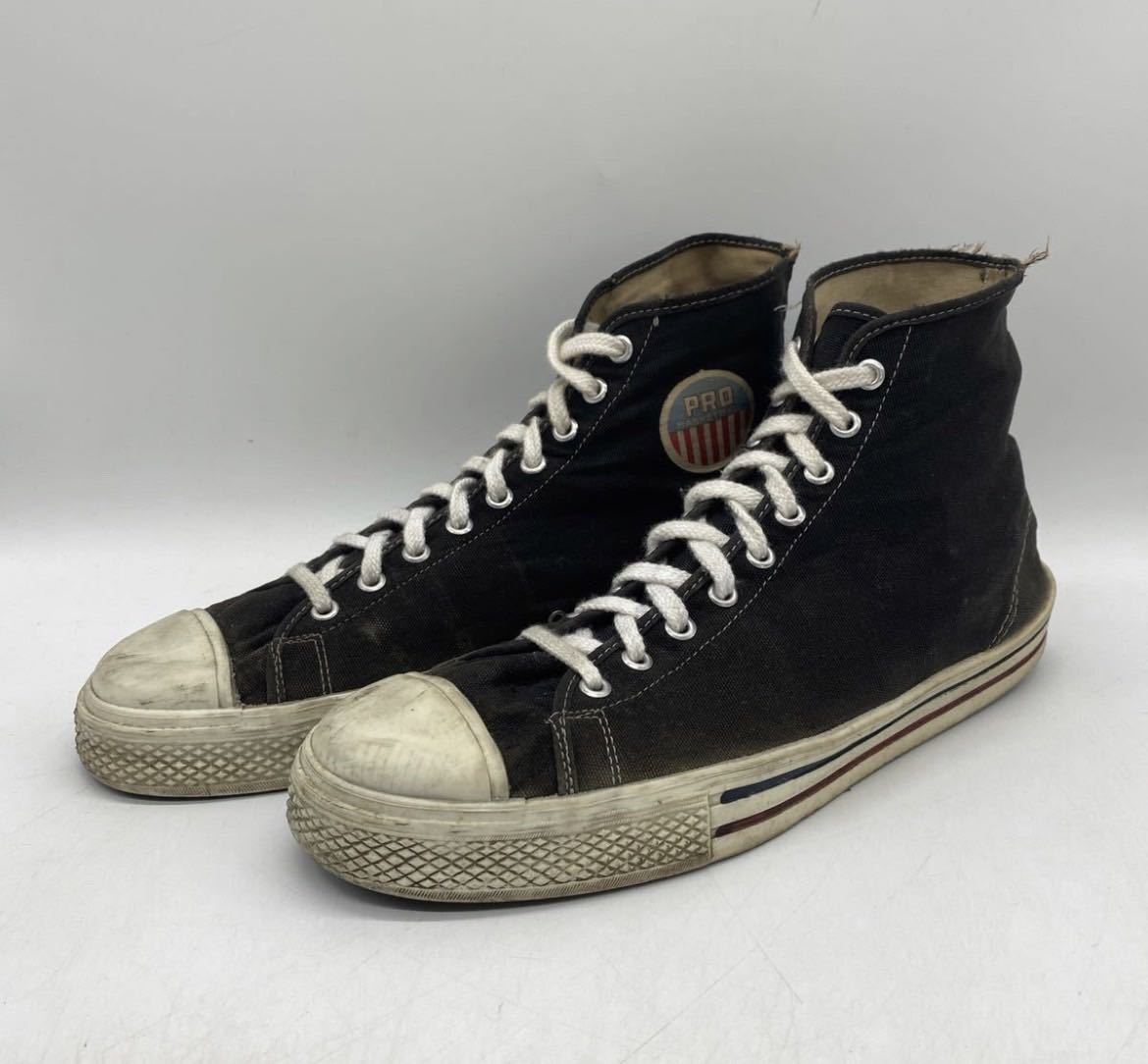 1970s Vintage PRO BASKET BALL HI SHOES 1970年代 ヴィンテージ プロ バスケットボール ハイカット シューズ 2373_画像1