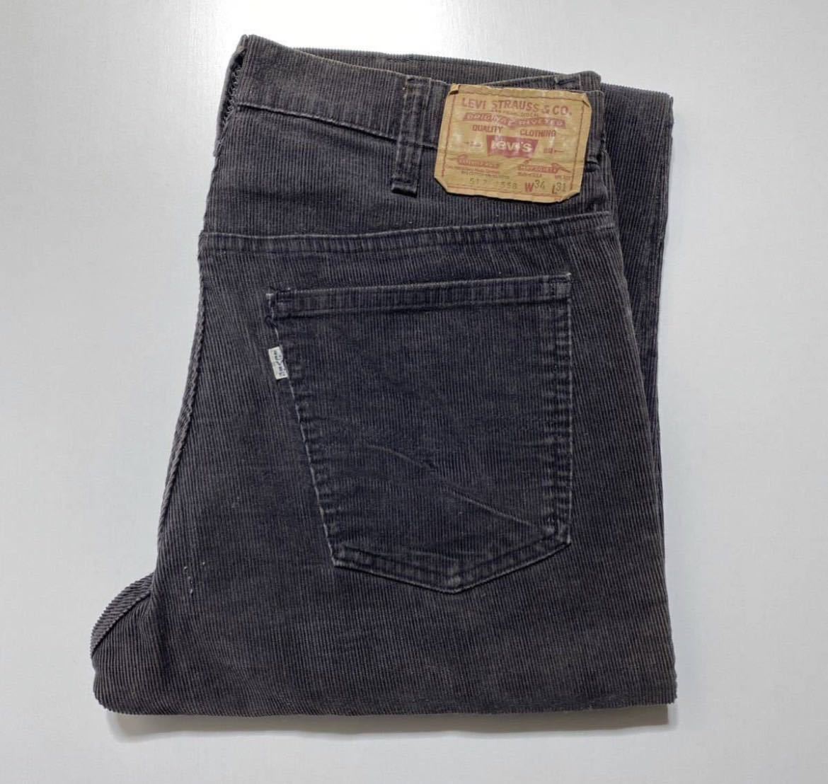 新品同様 80年代 Pants Corduroy 1558 517 Levi's Vintage 【34/31