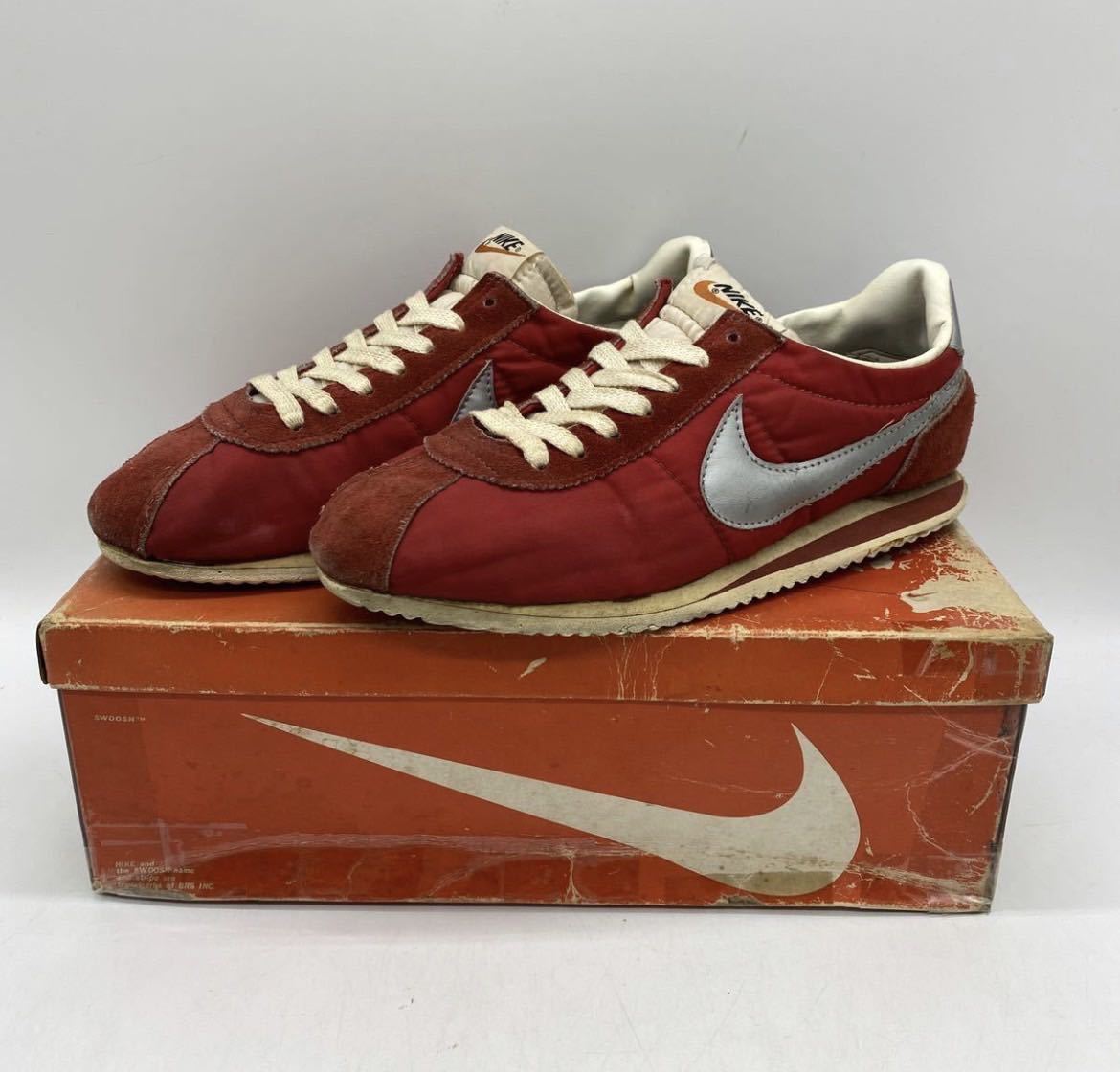 【25.5cm】70s 80s Vintage NIKE CORTEZ-II NYLON 70年代 80年代 ヴィンテージ コルテッツ 2 ナイロン スニーカー 2769の画像1