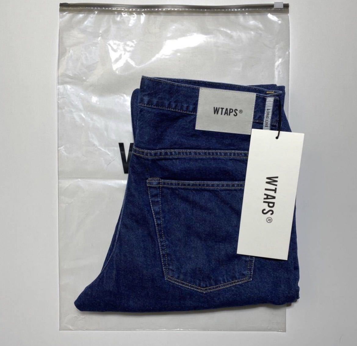 L】WTAPS Blues Baggy Trousers Cotton Denim INDIGO ダブルタップス