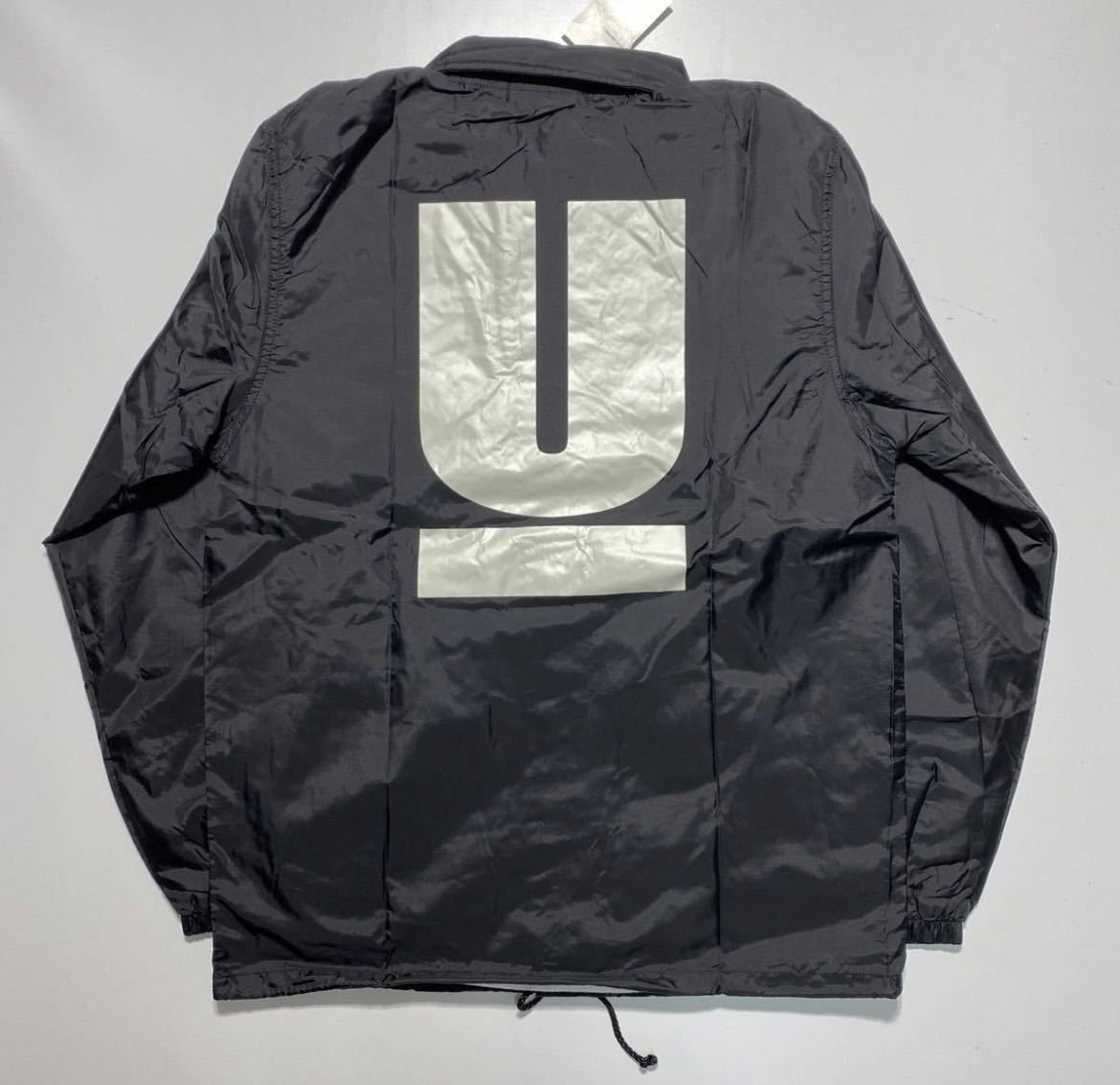 【M】新品 UNDERCOVER U Logo Black Coach Jacket アンダーカバー U ロゴ ブラック コーチジャケット (N9205) R814の画像1