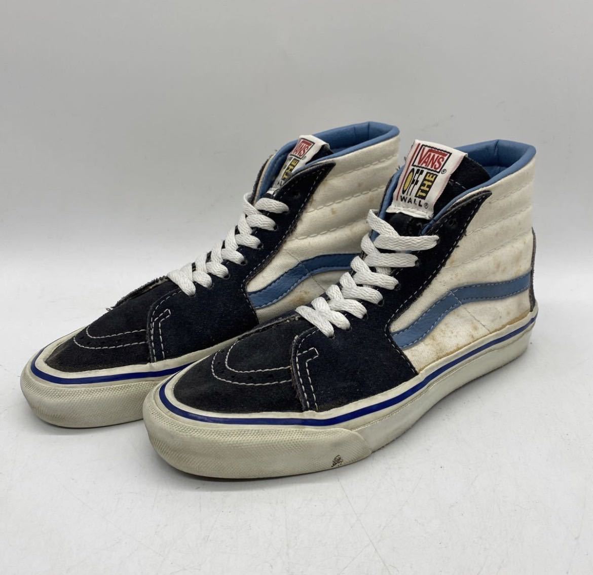 24.5cm】90s Vintage VANS SK8 HI TOP 90年代 ヴィンテージ 24.5cm】90s Vintage VANS SK8 HI TOP 90年代 ヴィンテージ