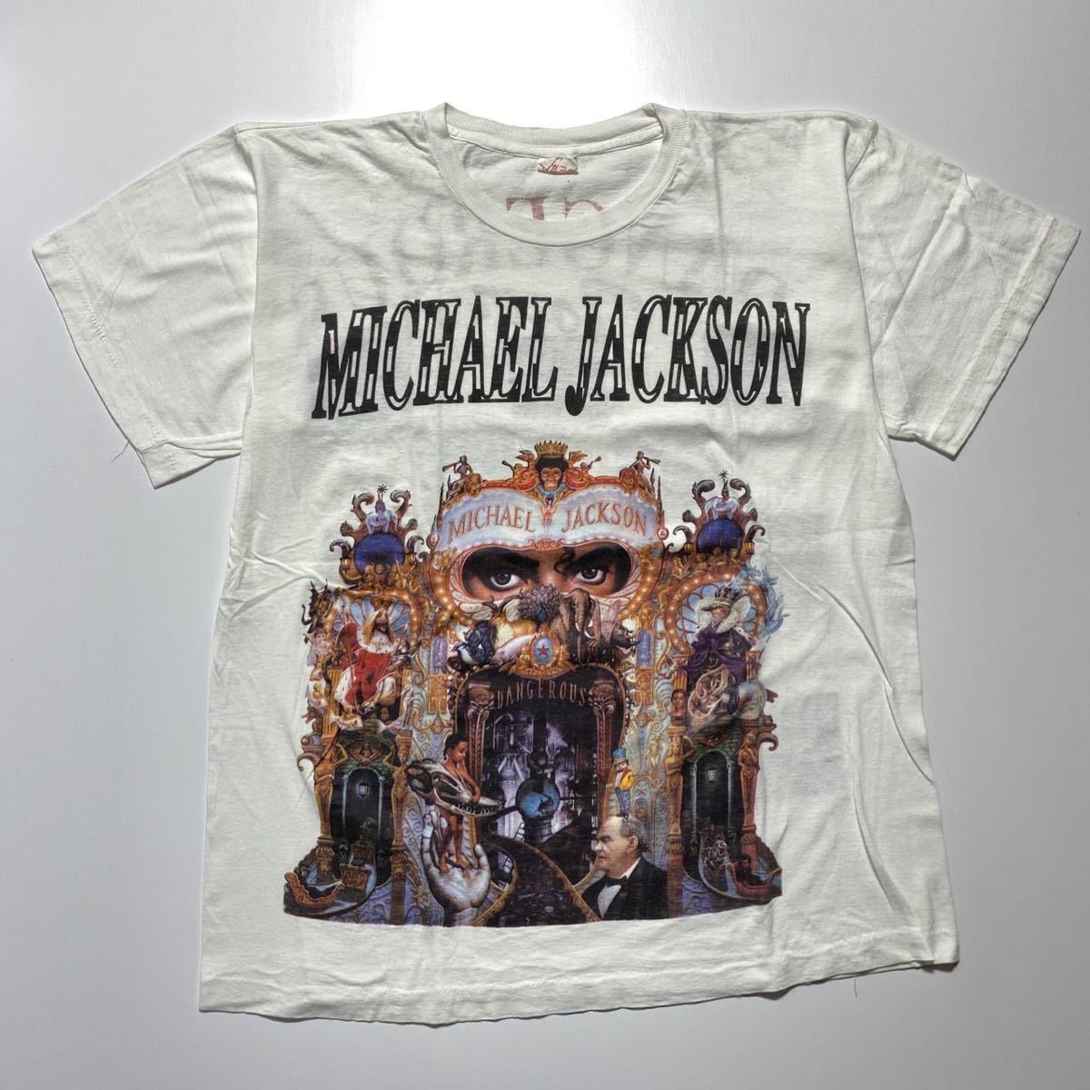 【XL】1990s Vintage MICHAEL JACKSON DANGEROUS Tour Tee 1990年代 ヴィンテージ マイケルジャクソン デンジャラス ツアー Tシャツ G1851