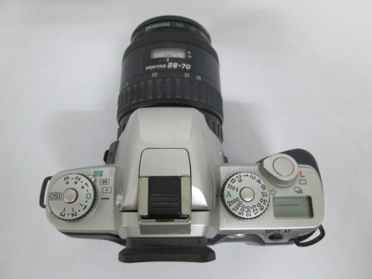 【0516h S1412】 PENTAX ペンタックス MZ-5 一眼レフカメラ フィルムカメラ smc PENTAX-FA 1:4 28-70mm ジャンク_画像5