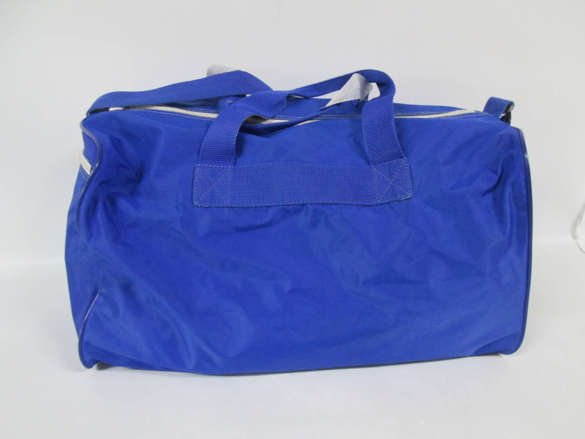 【0516n T1451】adidas アディダス ボストンバッグ ショルダーバッグ 旅行かばん スポーツバッグ 約28×51×28cm ブルー 青色_画像3