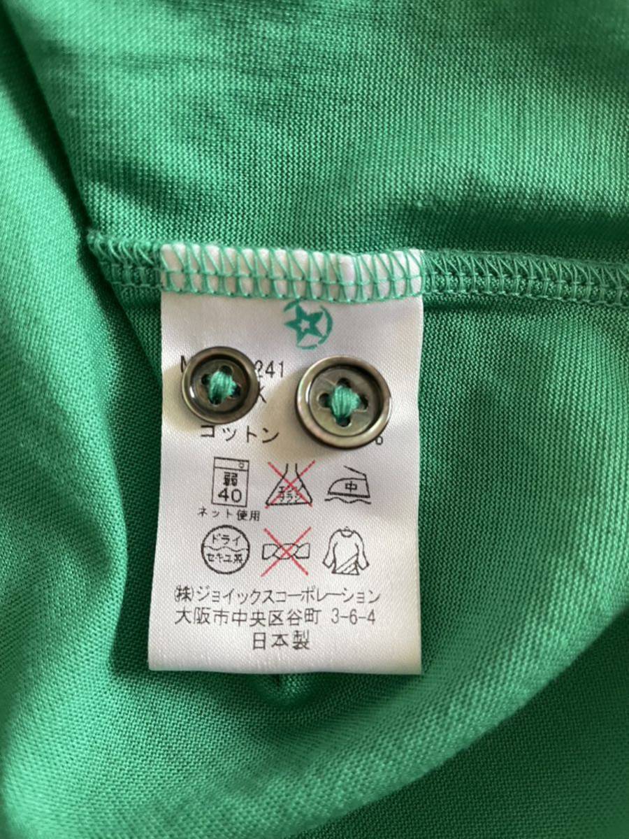 【美品】　Paul Smith　ポールスミス　半袖ポロシャツ　フラットカラー　グリーン　メンズ　Mサイズ　おしゃれ　可愛い　日本製_画像5