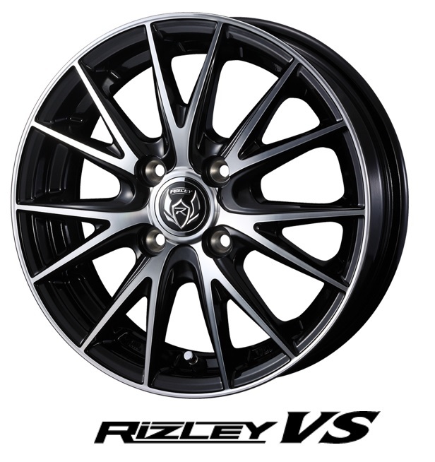 限定販売50％OFF 4本セット WEDS RIZLEY VS 15 4.5J 4H100 +45 PIRELLI