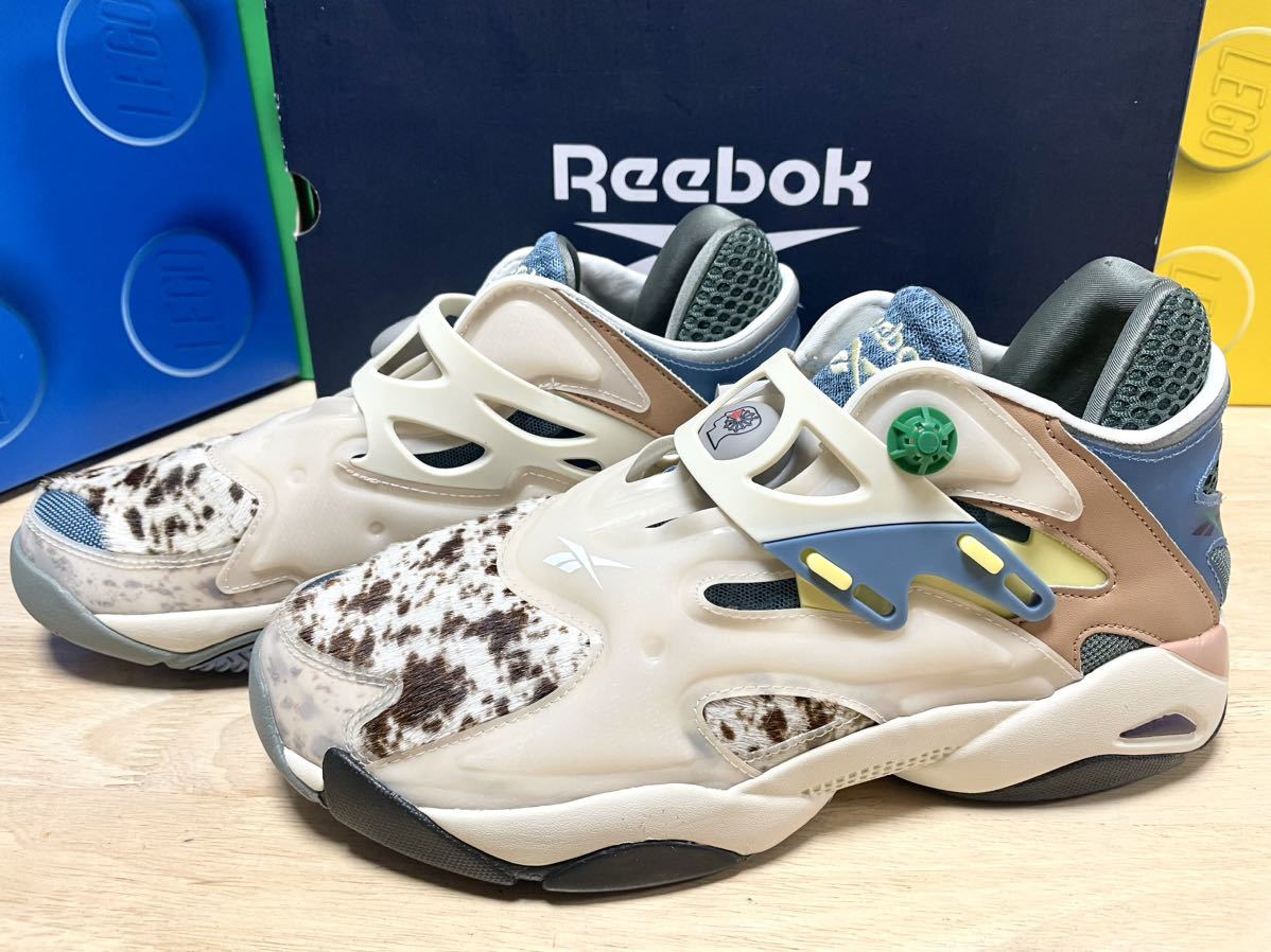 29800円→15000円 REEBOK X BRAIN DEAD リーボック ブレイン デッド ポンプ コート 27.0cm 新品 2020年モデル WHITE/GREEN/RED US9 SNK40_画像1