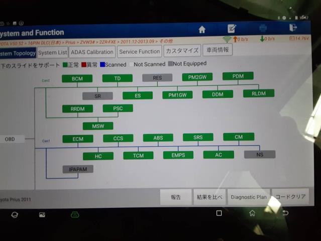 プリウス DAA-ZVW30 HV・EV・FCVバッテリー S 1F7 G9510-76010 | www