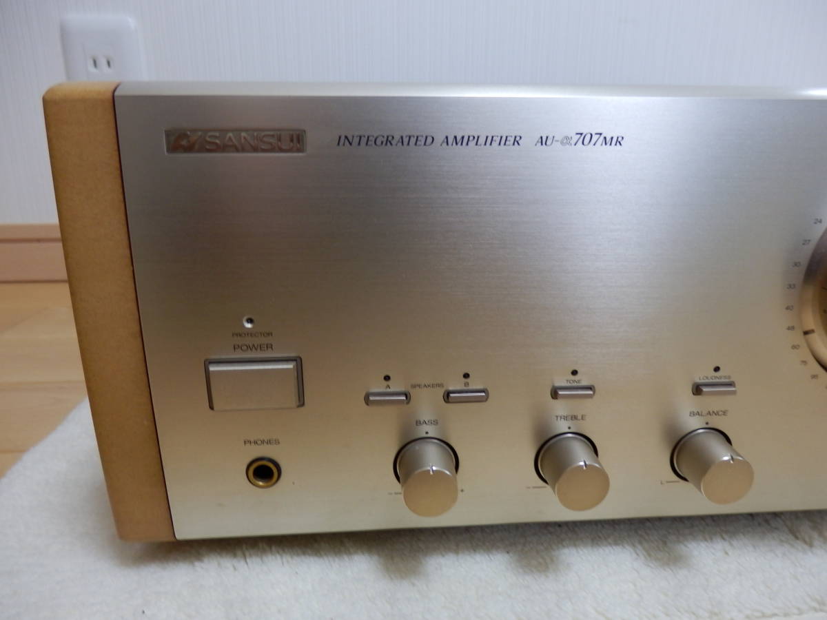 SANSUI AU-α707MR 整備品　サンスイ　プリメインアンプ_画像2