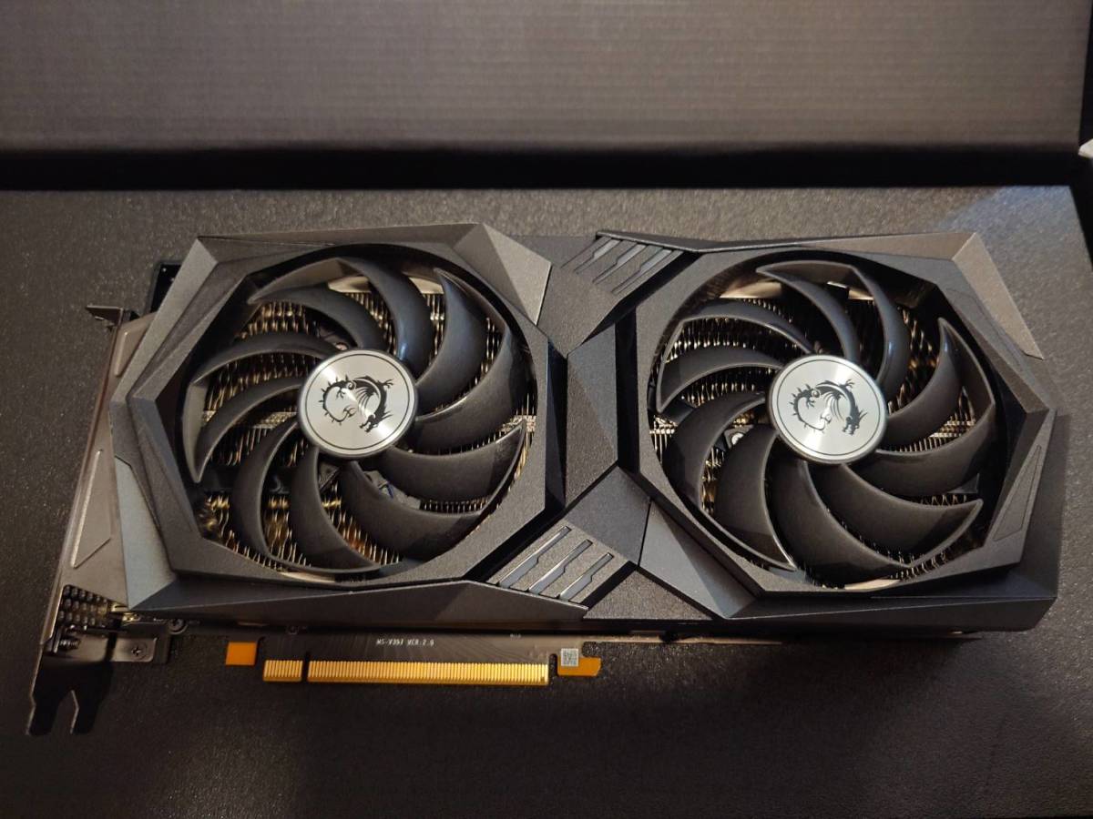 MSI GeForce RTX 3060 Ti GAMING X 8G LHR グラフィックボード NVIDIA 動作確認済 