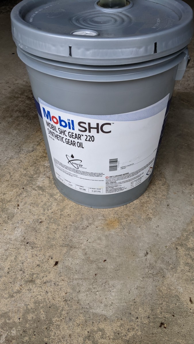  Mobil Mobilmo-bi squirrel gear oil SHC-220 15.9 kilo 4 ten thousand jpy and more. super high class with oil .