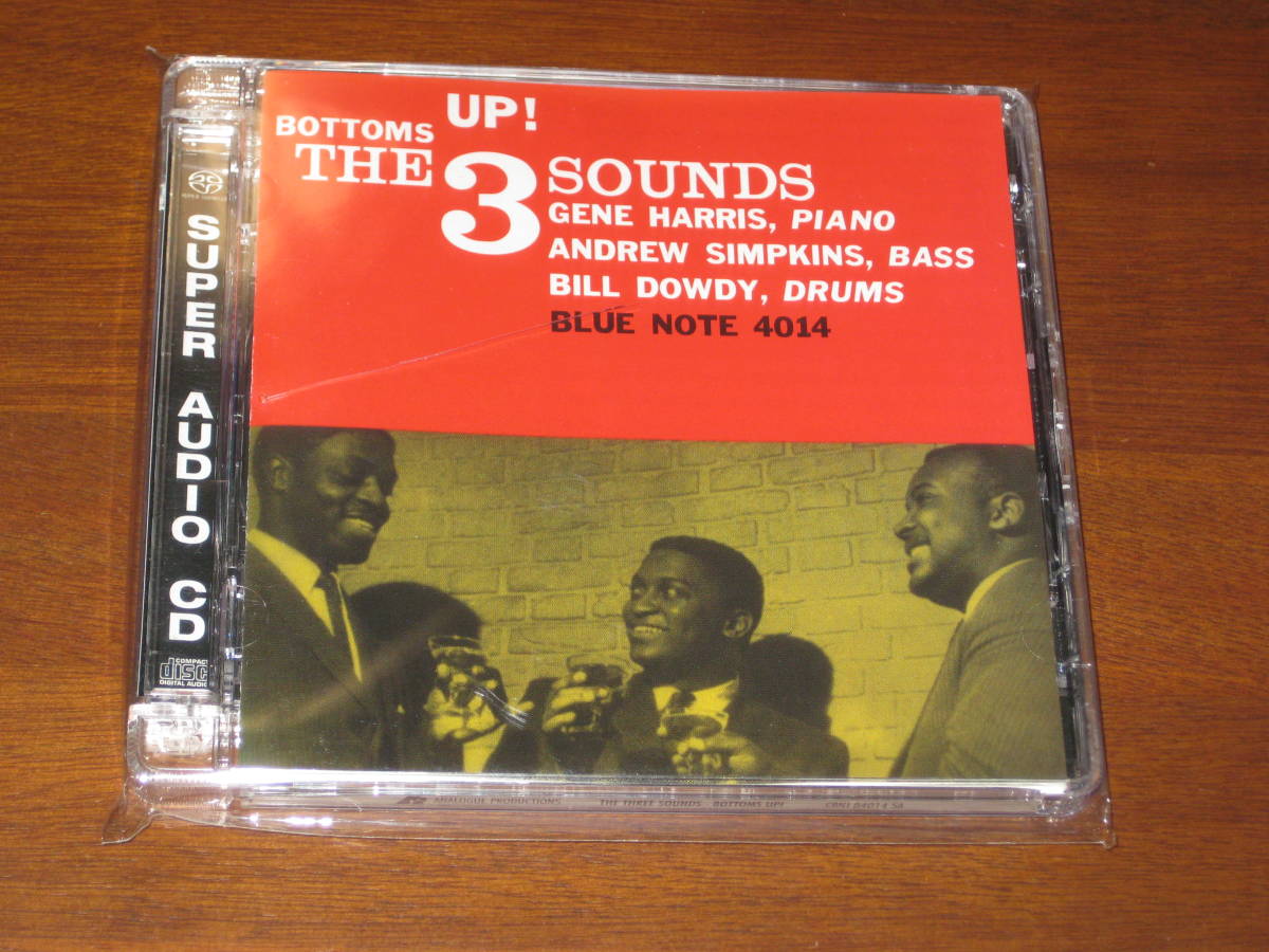 THREE SOUNDS スリー・サウンズ/ BOTTOMS UP! 2010年発売 Analogue P社 Hybrid SACD 輸入盤_画像1