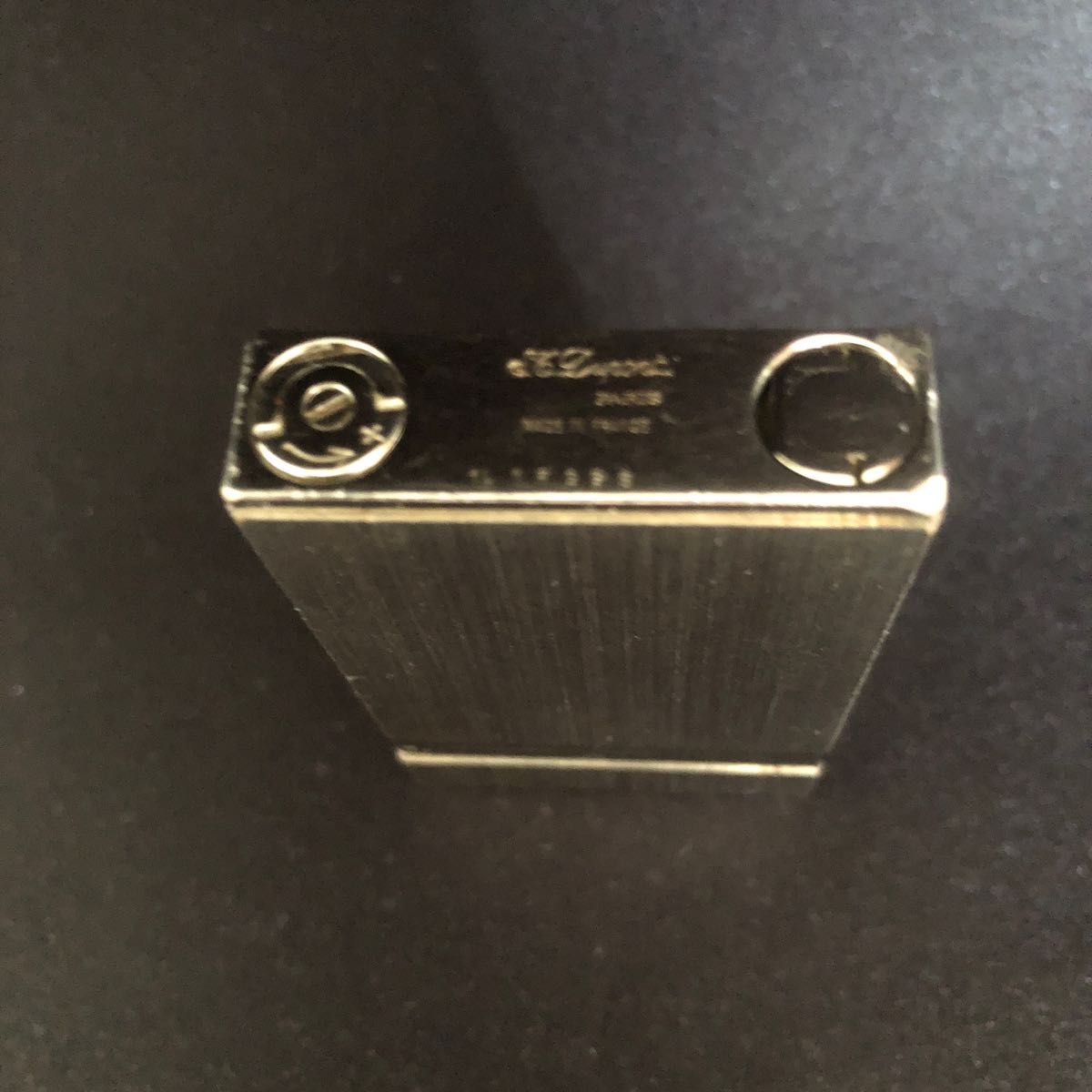 デュポンライターBRIQUET LIGNE2 PALLADIUM BROSSE(016404)動作確認済