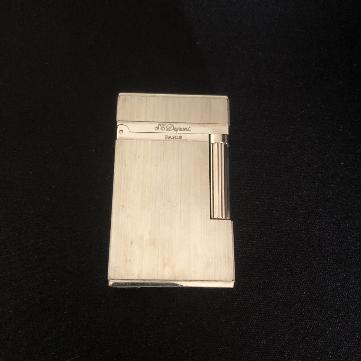 デュポンライターBRIQUET LIGNE2 PALLADIUM BROSSE(016404)動作確認済