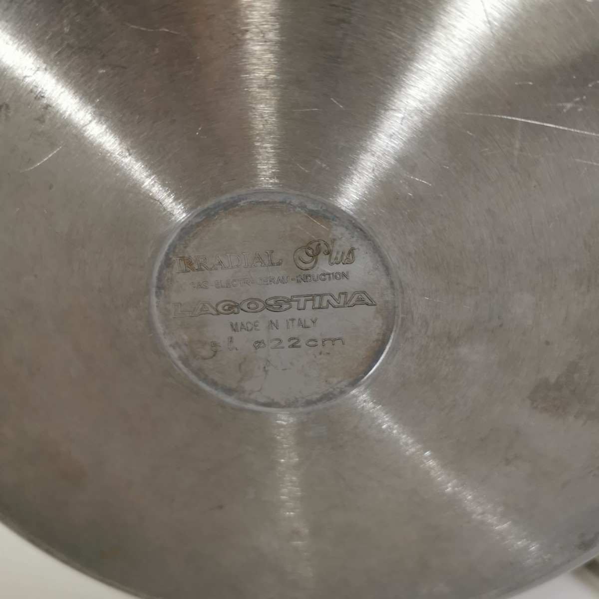 ラゴスティーナ圧力鍋 プラティカ IH対応OK 5L USED良品 蒸 ラゴスティーナ圧力鍋 プラティカ IH対応OK 5L USED良品 蒸