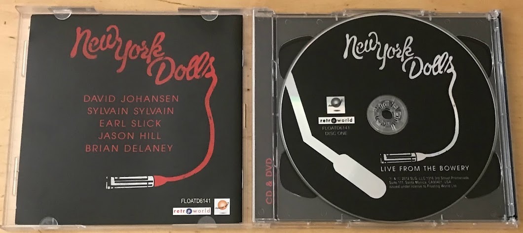 New York Dolls ニューヨーク・ドールズ Live from The Bowery 2011 CD+DVD ２枚組 中古 ROCK PUNK ライブ映像_画像3