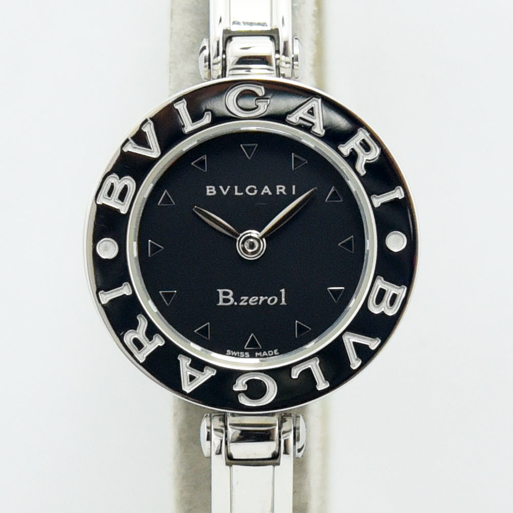 ブルガリ 時計 レディース BVLGARI ビーゼロワン BZ22S バングル クォーツ SS ステンレススチール ブラック 軽仕上げ ブルガリ BVLGARI ビー ゼロワン バングル