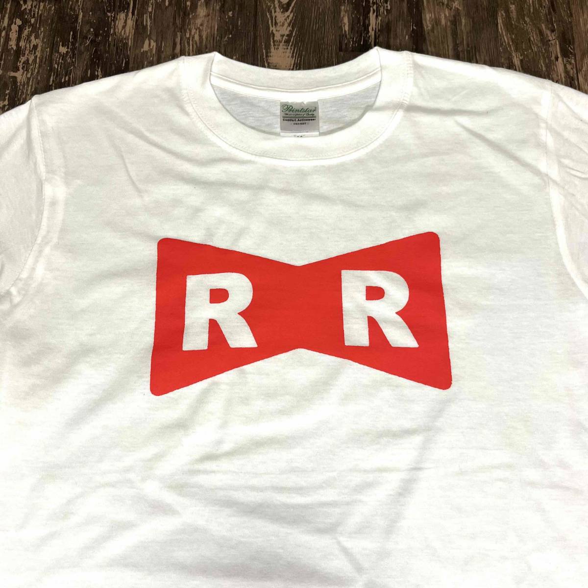 レッドリボングン・ロゴ・RR・Tシャツ・白・M_画像2