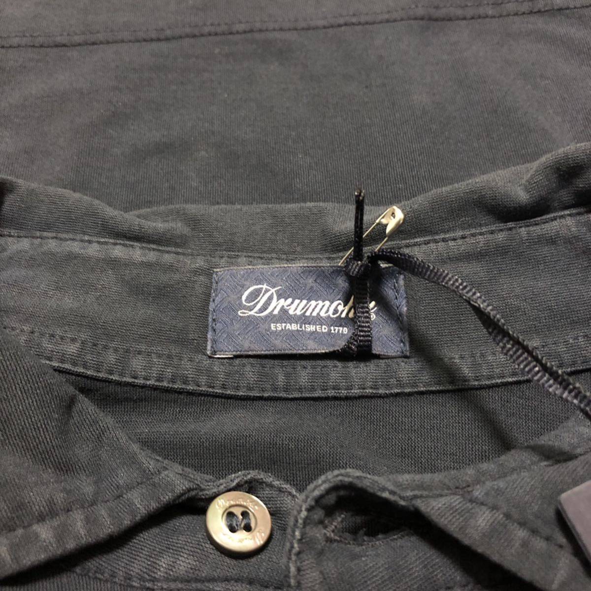 未使用・タグ付き】Drumohr ドルモア コットンピケ ポロシャツ