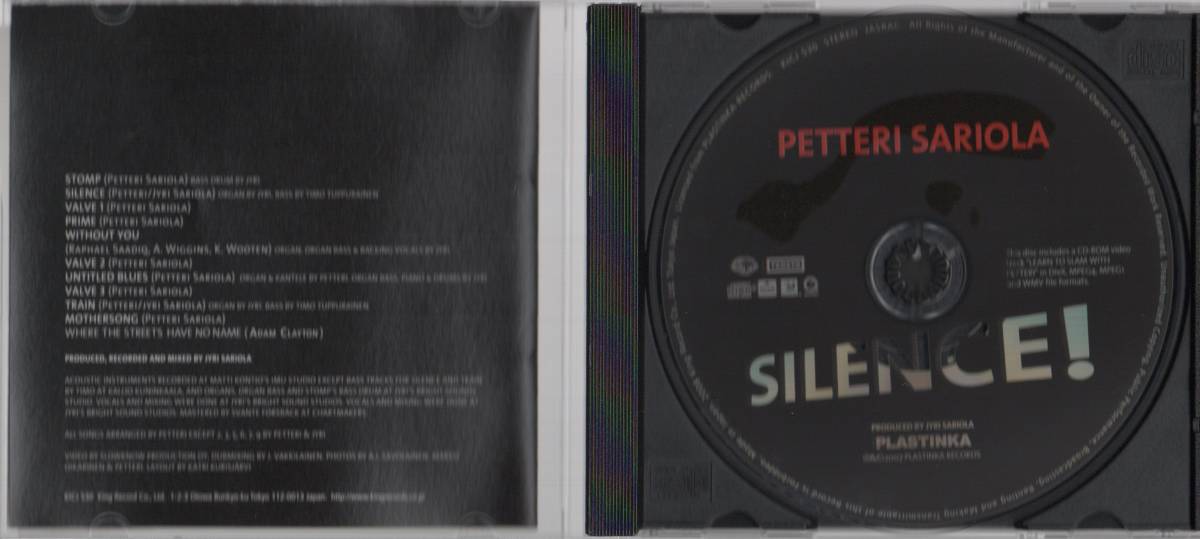 【CD】PETTERI SARIOLA - SILENCE! (ペッテリ・サリオラ - サイレンス！)_画像2