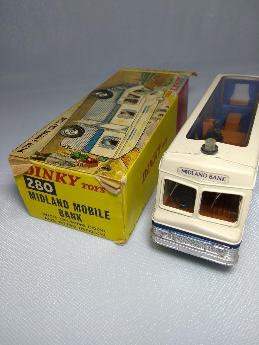 DINKY TOYS MIDLAND BANK BUS ミニカー_画像1