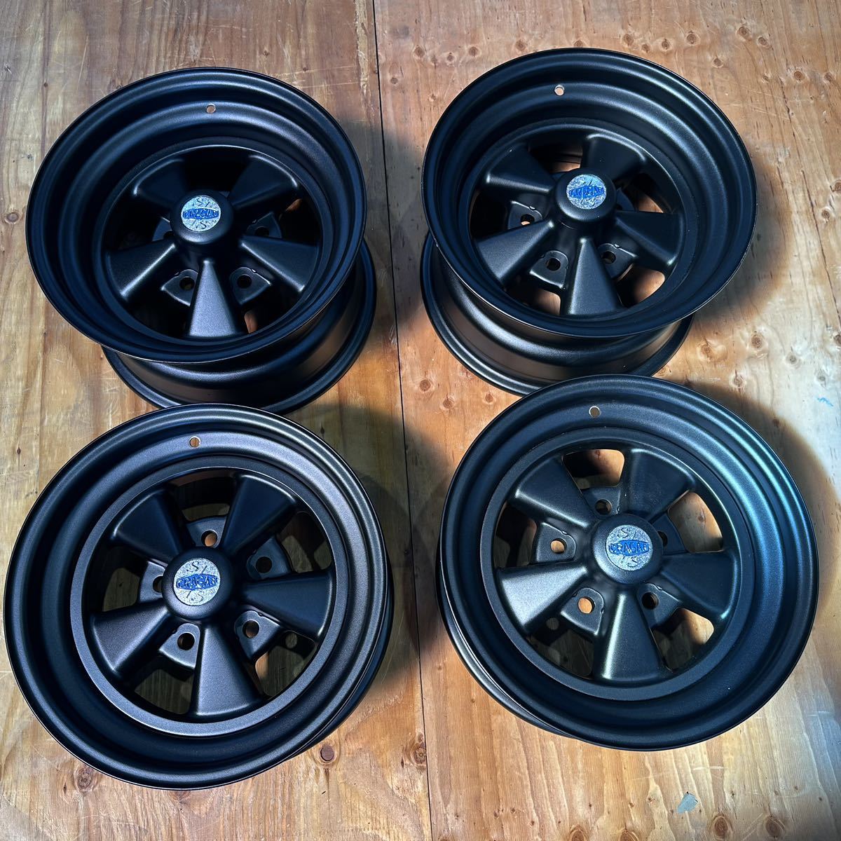新品同様 CRAGAR クレーガー 15インチ 7J PCD120.65 5穴 4本セット