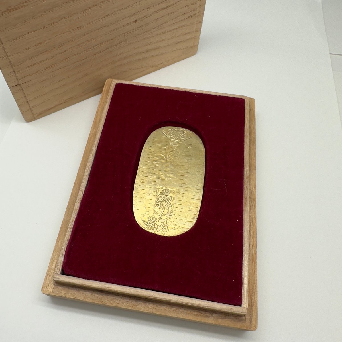 美品 元文小判金 甚 13.06g 共箱付 江戸小判 古銭 本物保証 小判 金 年代物 1円~