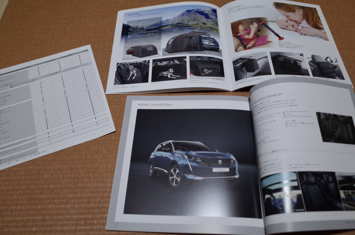  Peugeot 5008 main catalog 2021 year 9 month version 3008 5008 accessory catalog 2021 year 10 month version new goods 