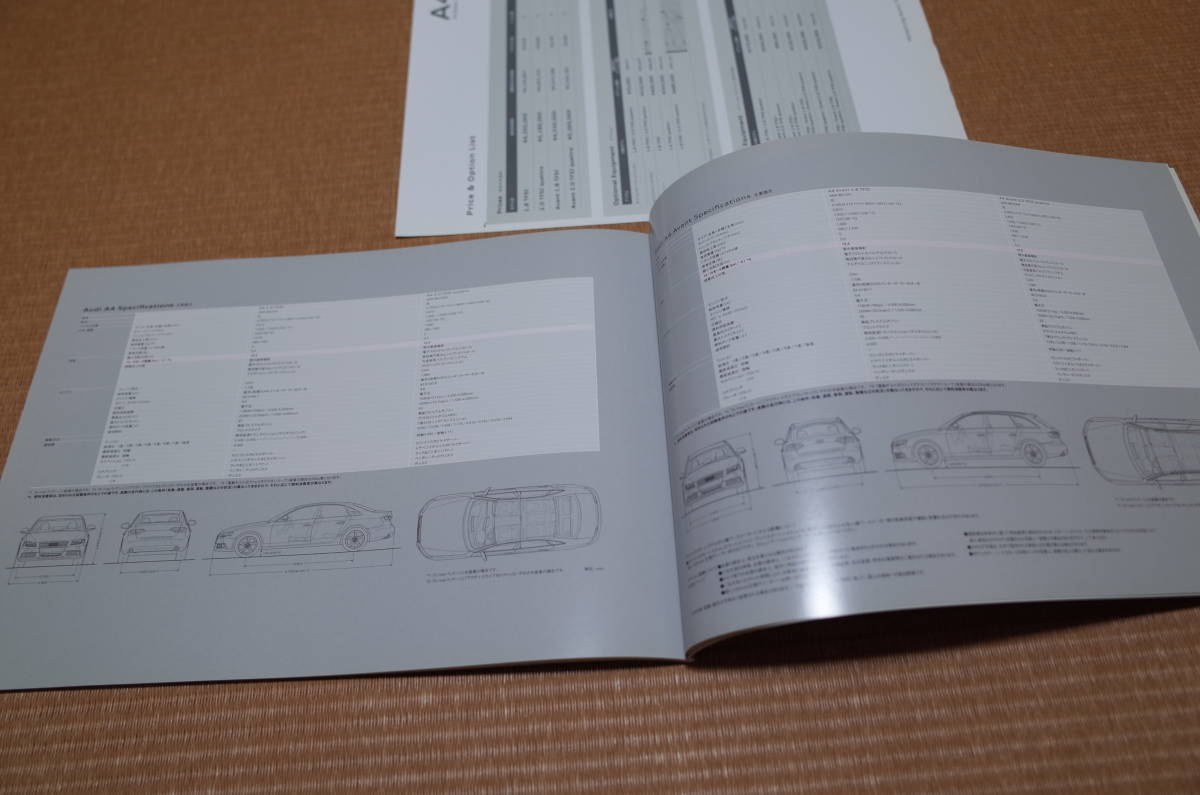 アウディ A4 セダン アバント 本カタログ 2010年2月版 価格・オプションリスト付き 新品_画像9