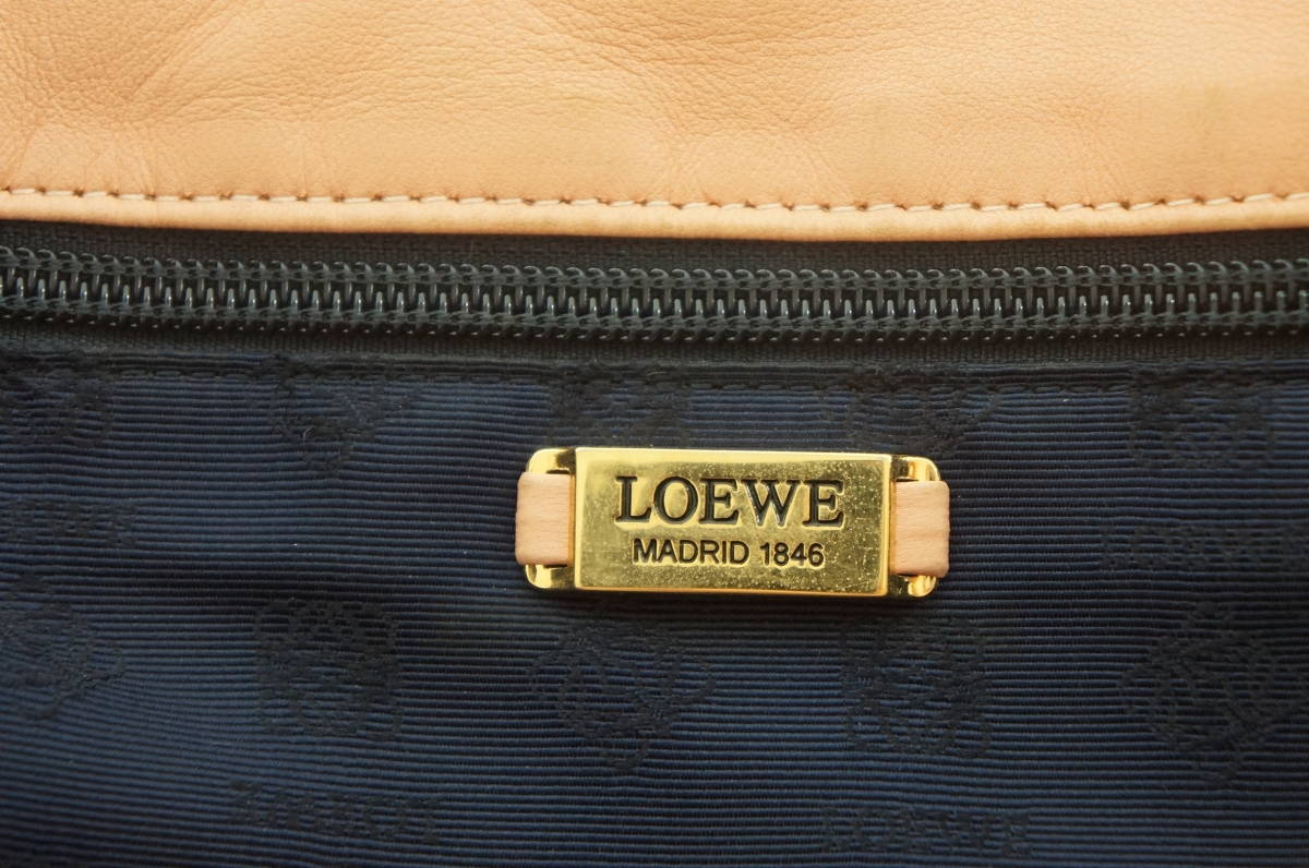 LOEWE ロエベ フラメンコ ナッパレザー 巾着 斜め掛け ショルダーバッグ 7005268011の画像8