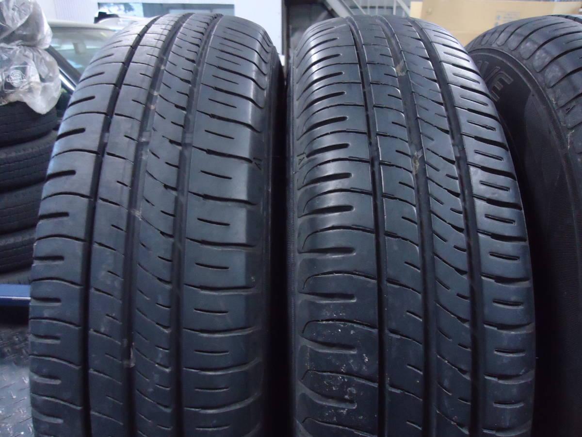 QNC10 KGC10 KGC15 パッソ 他 純正 スチールホイール 山有り タイヤ付き 155/80R13 ４本セット トヨタ コンパクト PCD100 ４穴 4.5J_画像4