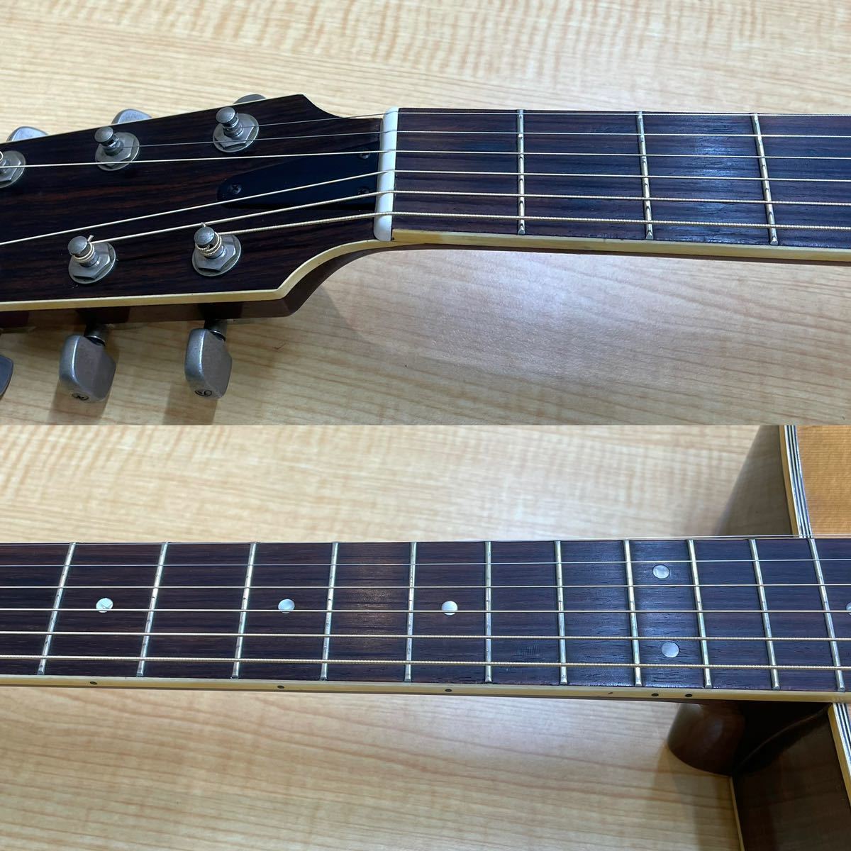 YAMAHA ヤマハ アコースティックギター FG-350J ハードケース付き フォークギター 新品弦に張替え済みの画像3
