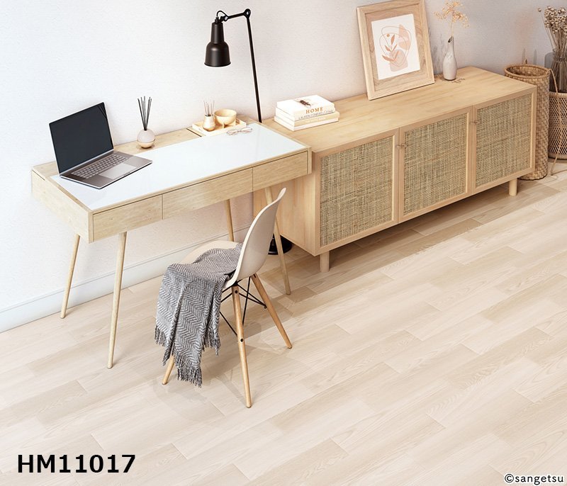 [ sun getsu] home use cushion floor HM11017 HM11018mezo ash 1.8. thickness /182. width [ housing for wood grain CF H floor (H FLOOR)][6]