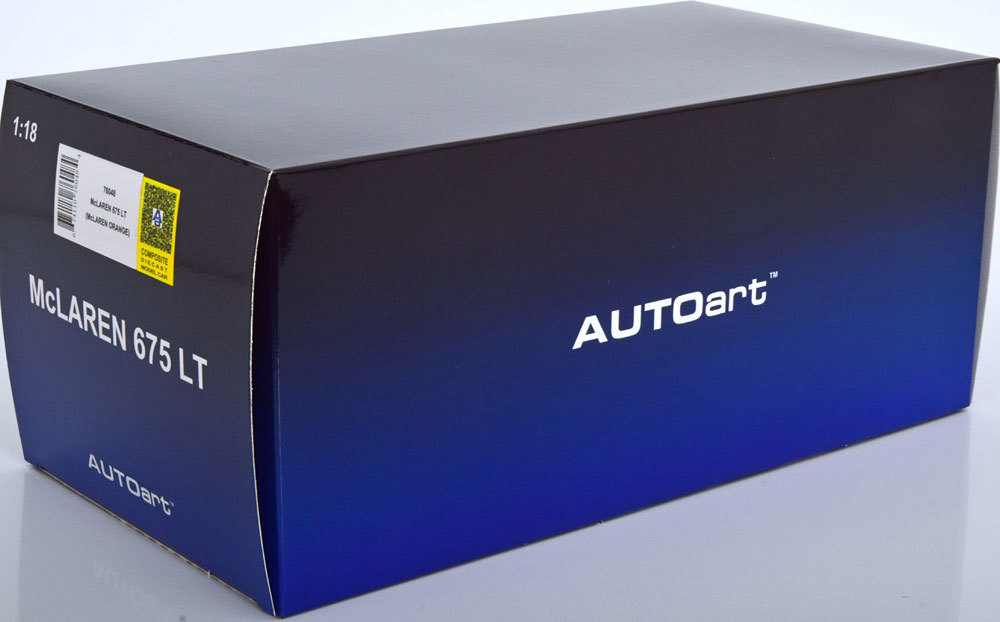 セール品AUTOart 1/18 McLaren 675 LT 2016 chicane grey セール品AUTOart 1/18 McLaren 675 LT 2016 chicane grey